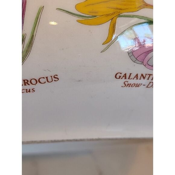 Portmeirion 'The Botanic Garden' 8.5" Round Romantic Vegetable/Salad Bowl Crocus - Picture 10 of 16